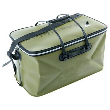 Сумка - кан рыболовная водонепроницаемая складная  с клапаном 45 см EVA