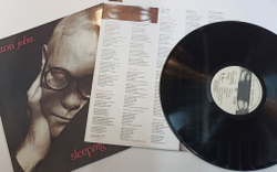 Винтажная виниловая пластинка LP Elton John Sleeping With The Past (Holland 1989)