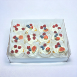 Коробка под капкейки с пластиковой крышкой 310*235*100 мм (12) (белая/белая) гофрокартон НОВИНКА