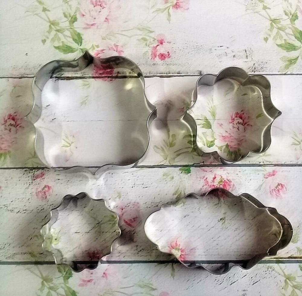 Набор вырубок Рамки металл 4 шт