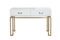 Консоль Garda Decor бело-золотая kfg070