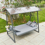 Раскладные качели из алюминия GRAF IV, серый