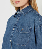 Джинсовая рубашка POLO RALPH LAUREN - голубой(211969398)