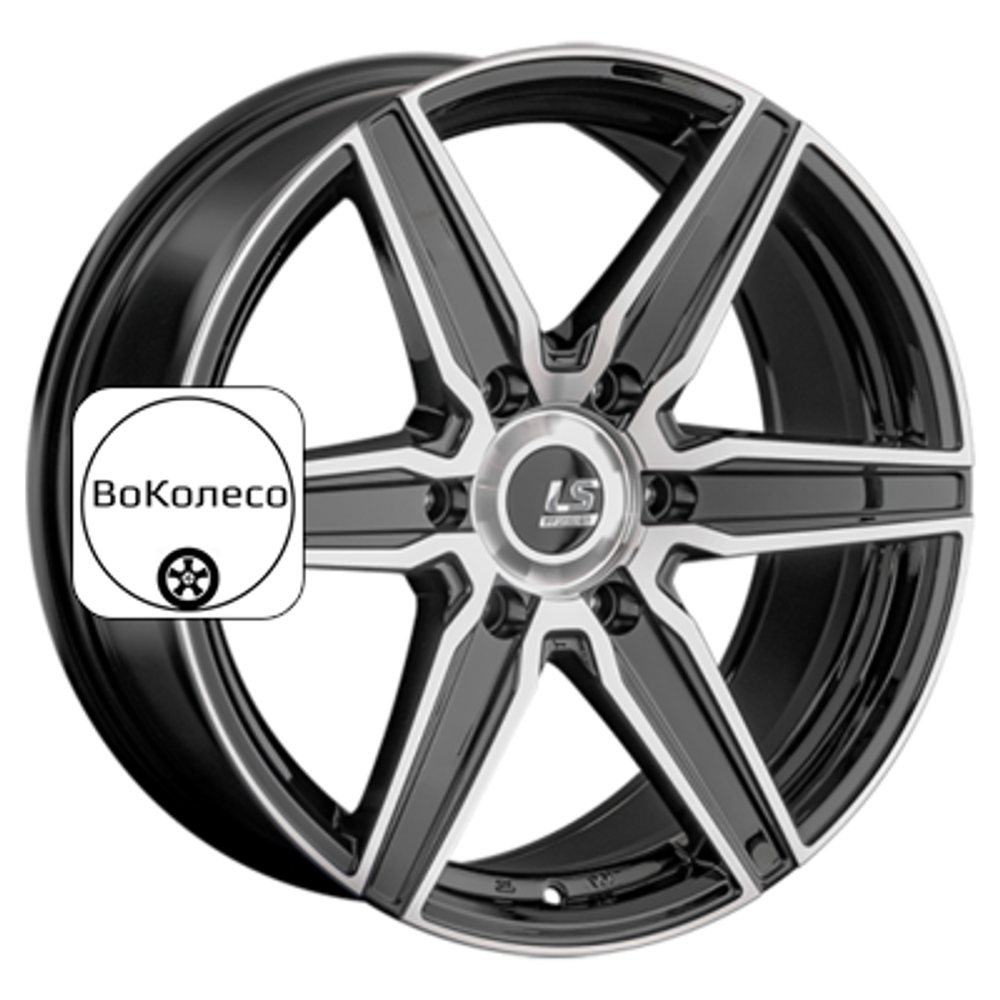 8x18/6x139,7 ET40 D75,1 RC62 BKF (конус) LS FlowForming