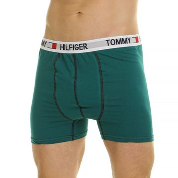 Мужские трусы боксеры изумрудные Tommy Hilfiger 44891