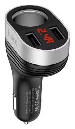 АЗУ с кабелем micro 2USB 3.0А Hoco Z39 black