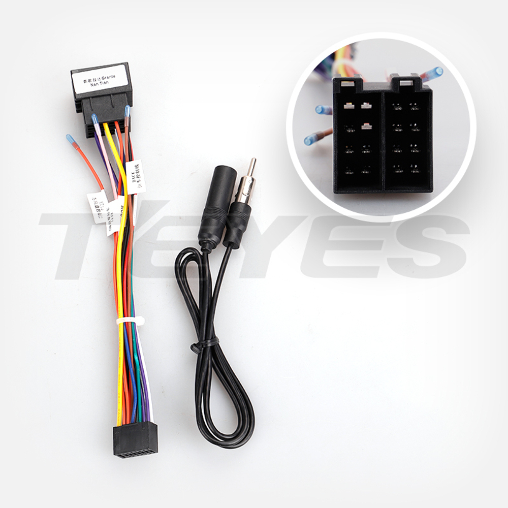 Комплект рамки с разъёмами 9" из 2DIN (178x100мм) - Car-Smart 9582