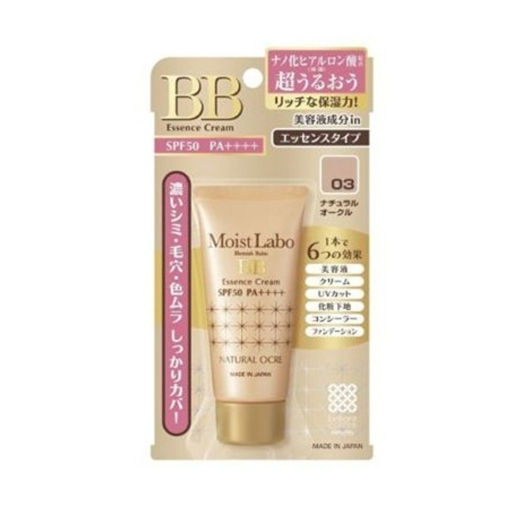 Тональная крем-эссенция увлажняющая натуральный охра SPF40 PA+++ Meishoku Moist Labo BB Essense Cream Natural Ocre 33г