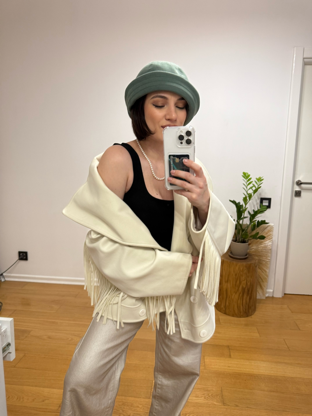 Морячка пальтовая 3в1 мята