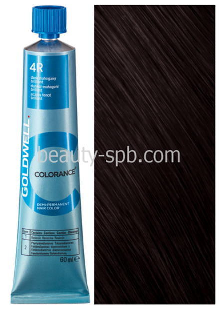 Goldwell Colorance 4R темный махагон 60 мл