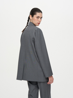 Жакет однобортный прямого силуэта