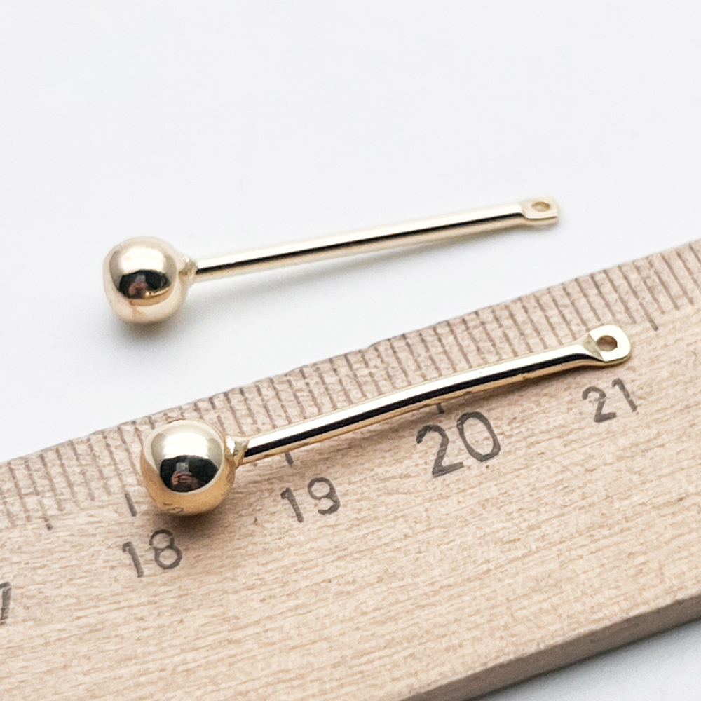 Подвеска Палочка, цвет золото, размер 33*6 мм, цена за 1 шт