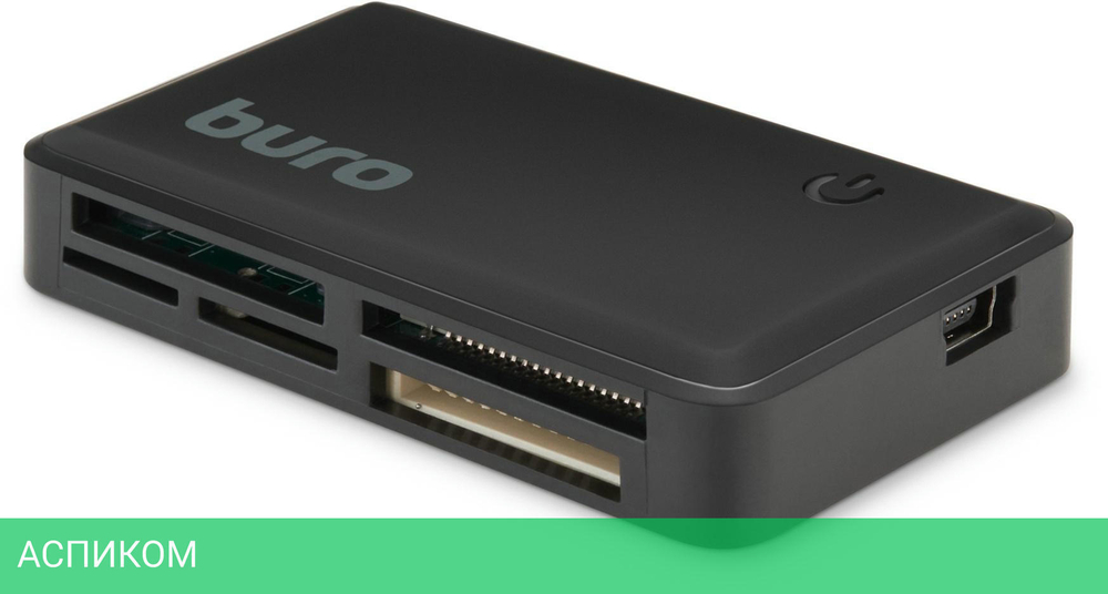 Картридер Buro BU-CR-151 черный