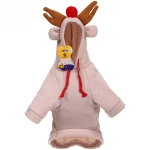 Кофта-толстовка для собаки «Wonderful style-Олень Рудольф» с капюшоном, размер L (50*30см) Ultramarine