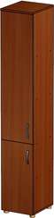 Стеллаж узкий закрытый 2 двери