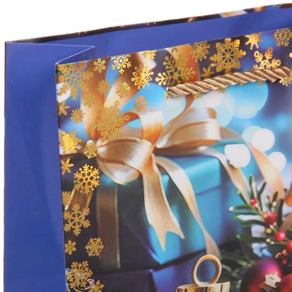 Пакет подарочный «Зимнее чудо» 18*23*8 см, микс