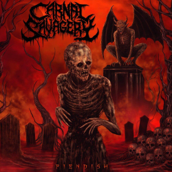 CARNAL SAVAGERY - Fiendish, музыкальный компакт диск, death metal