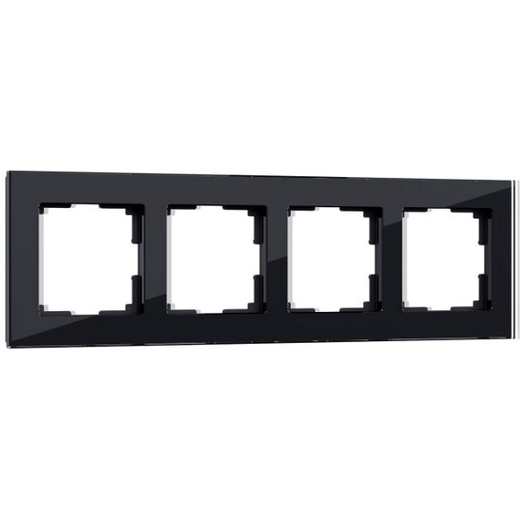 Рамка Werkel Favorit на 4 поста черный W0041108 4690389159954