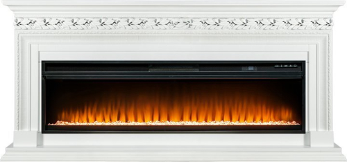 Каминокомплект Valletta 60 - Белый с очагом Vision 60 LED
