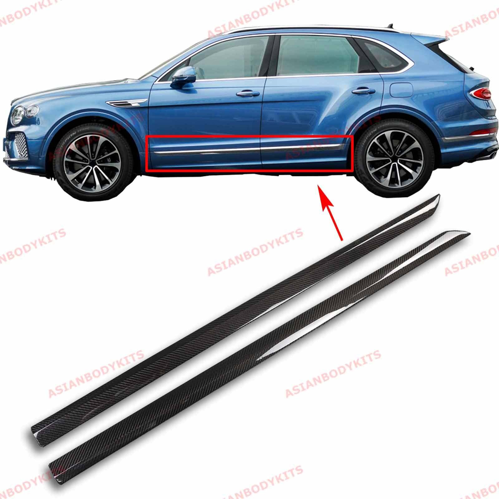 Карбоновые накладки на экстерьер для Bentley Bentayga 2020+ Бентли Бентайга