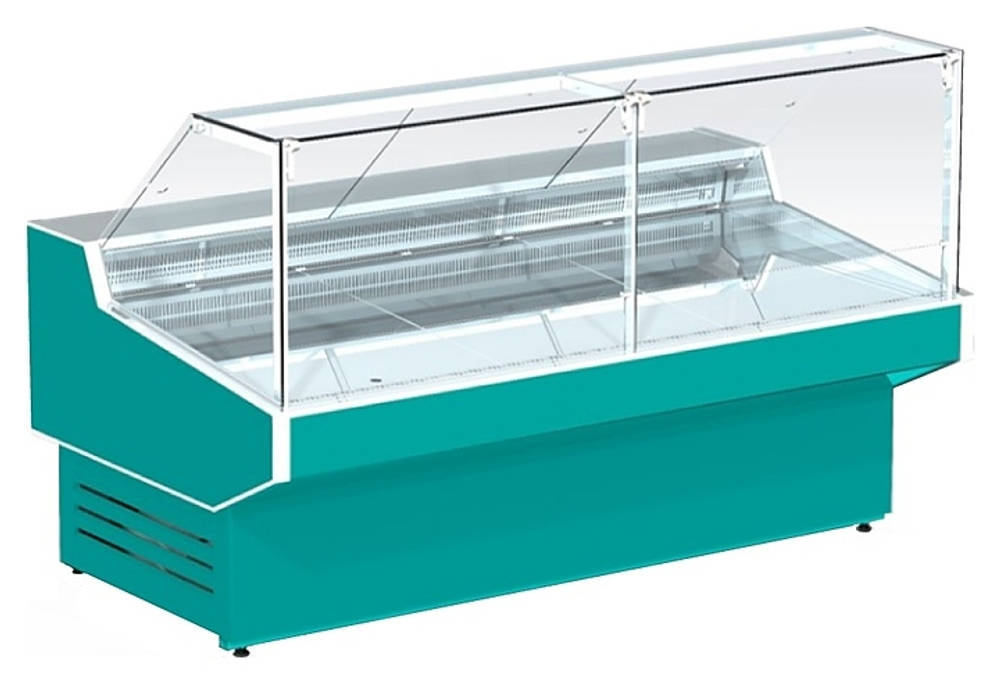 Витрина холодильно-морозильная CRYSPI Magnum Quadro SN 2500 Д (без фронтальной панели и боковин)