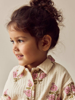 Рубашка и брюки в комплекте для девочки Next E51-370, Персиковый, Молочный