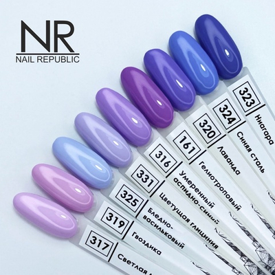 NR Amethyst Гель-лак 323 - Ниагара, 10 мл