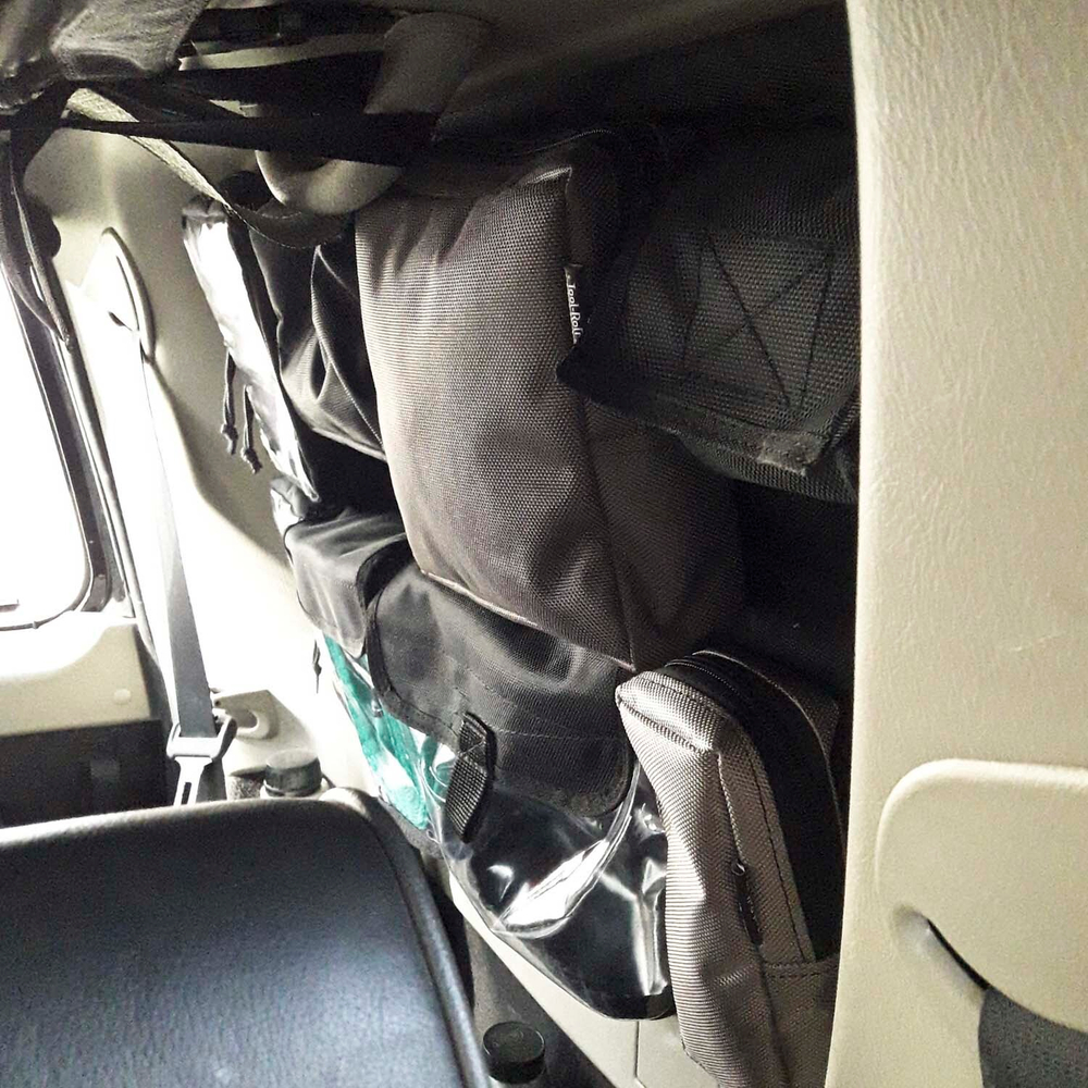 MOLLE/PALS панель в оконный проем багажника Nissan Patrol Y61 левая для версии с вторым кондиционером