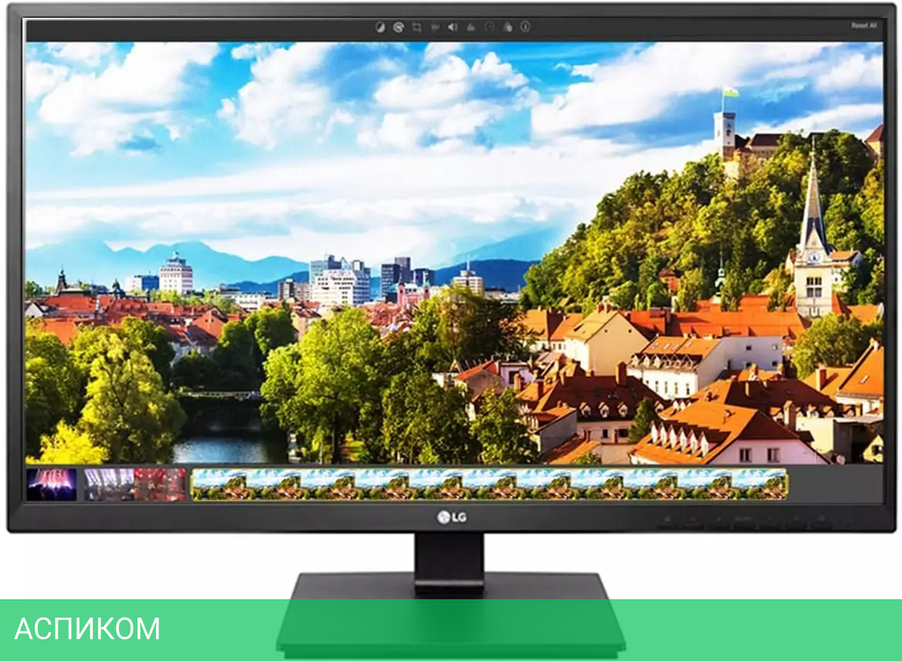 Монитор LG 27BK55YP-B черный