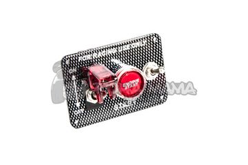 Универсальная панель зажигания под карбон №1 (1 тумблер)