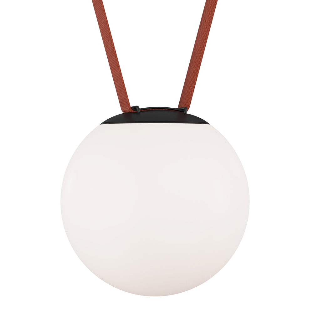 DK5553-BK Cветильник для трека-ремня Belty, серия Orb, со светодиодом, D180*H181мм, 48V DC, 10W, RA90, 120°, 3000K, IP20, белый, акрил