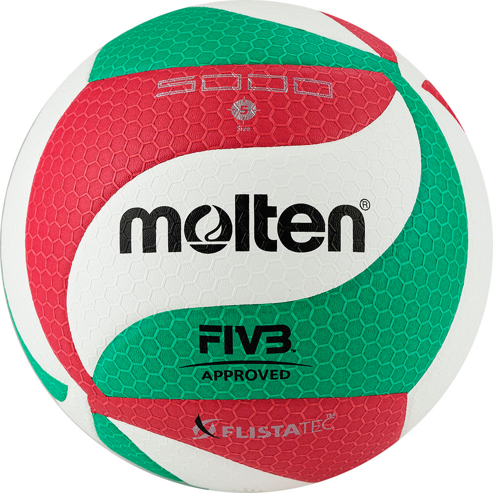 Мяч волейбольный MOLTEN V5M5000-DE размер 5, FIVB Approved