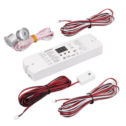INTELLIGENT ARLIGHT Контроллер лестничный SMART-SPI-302-82-2G-SH-PS-SUF (12-24V, TUYA Wi-Fi, 2.4G) (IARL, IP20 Пластик, 5 лет) 046485