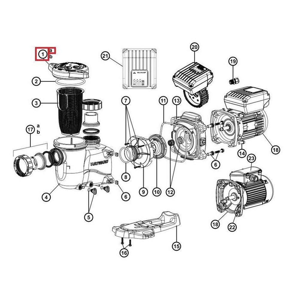 Крышка префильтра MAX-FLO XL (SPX2300DLS)