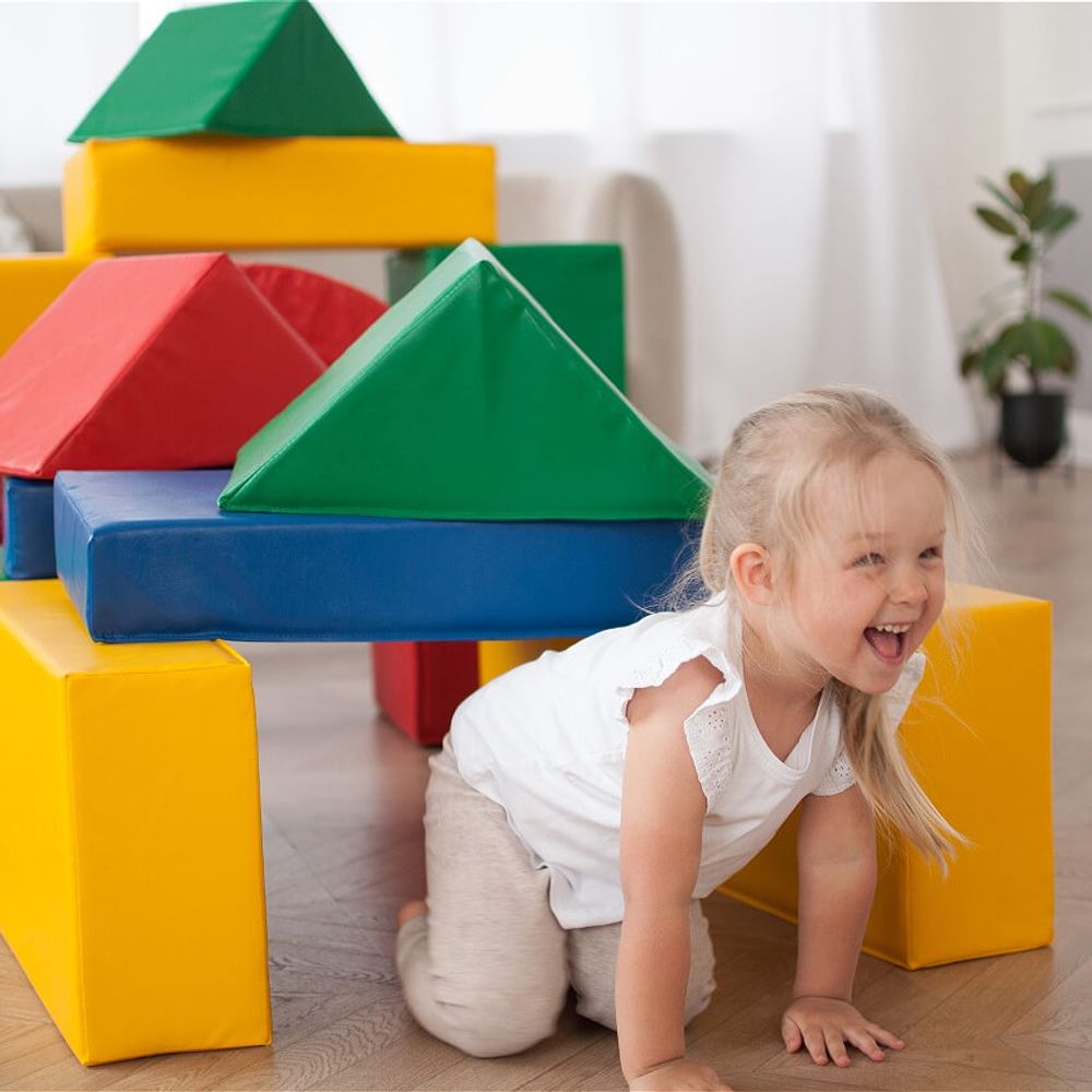 Мягкий игровой комплекс Romana «Замок» (серый-бежевый)