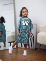 Платье туника оверсайз для девочки