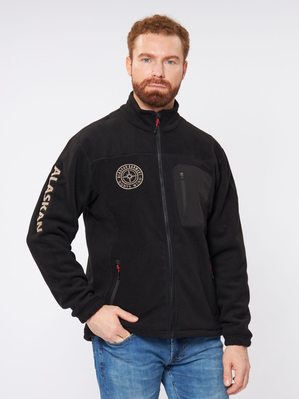 Куртка флисовая Alaskan NorthWind черный   S