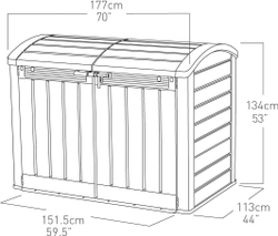 Ящик пластиковый Keter Store It Out Ultra 2000 л