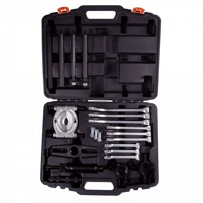 AFFIX (AF10419010C) Съемник подшипников гидравлический, 10 т, 75-100 мм, 21 предмет