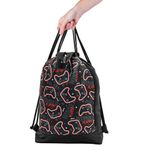 Мешок для обуви ЮНЛАНДИЯ, с ручками, боковой карман на молнии, 46х36 см, "Play game", 271066