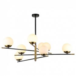 Люстра на штанге ILLUMICO IL0063 IL0063-8P-79 BK COP