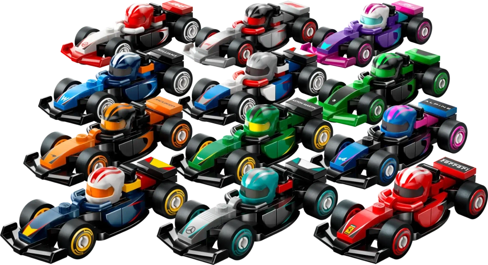 Конструктор LEGO Formula 1 71049 Коллекционные гоночные автомобили Формулы-1 Случайная машинка