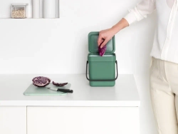 Brabantia Контейнер для мусора Sort & Go 3л зеленый