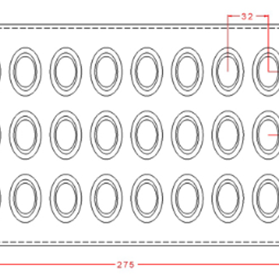 316 | Форма &quot;Лодочка&quot; (275*175 мм)