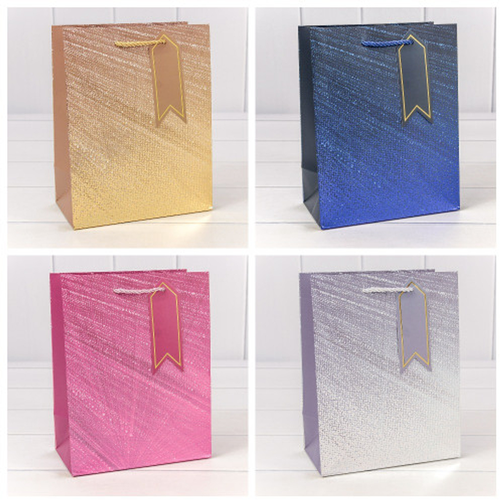 Пакет подарочный 18х23х10см (Микс)