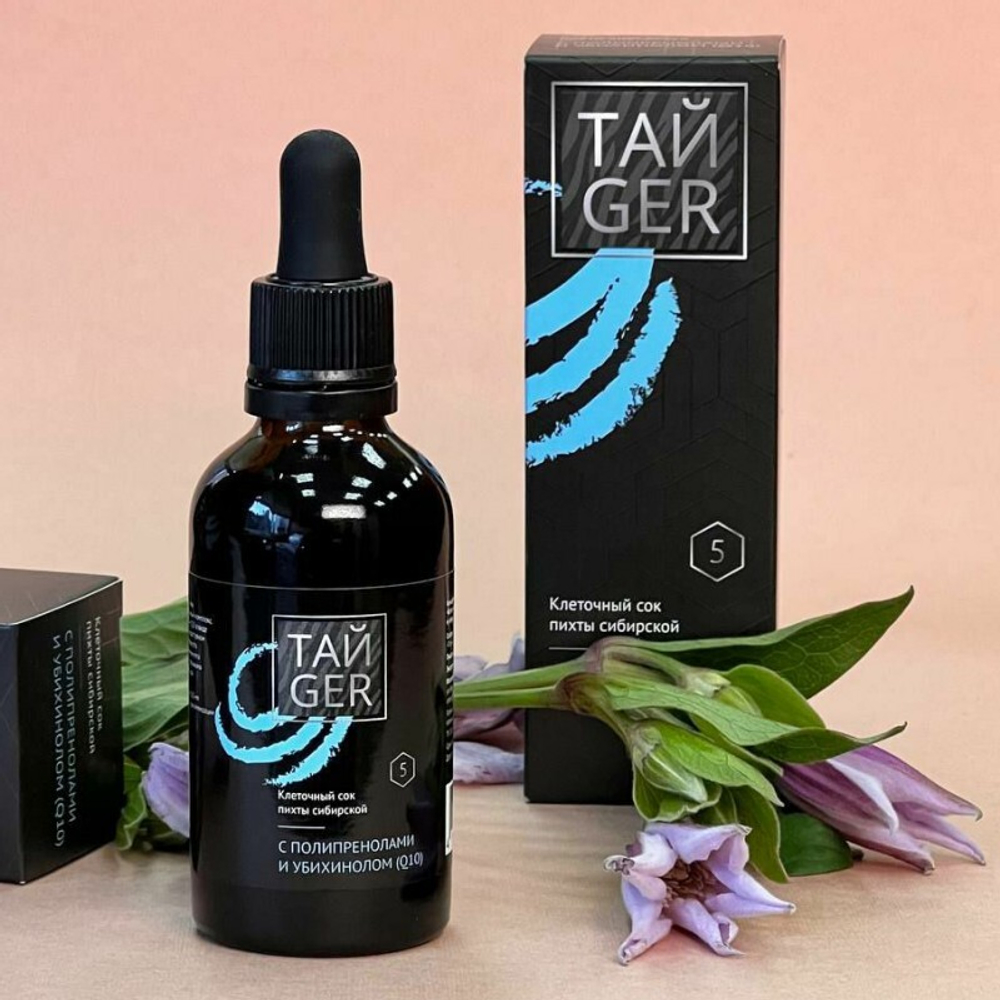 ТайGer Клеточный Сок Пихты Сибирской с полипренолами и убихинолом 50 ml