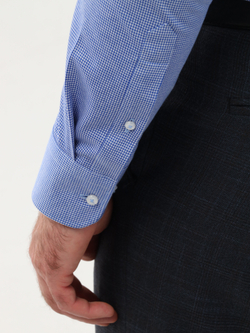 Сорочка мужская VESTER длинный рукав, трикотажное полотно, цвет сине-белый 50919 02