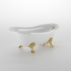 Ванна Migliore Bella на лапах "MIGLIORE" золото 170х80см  24625