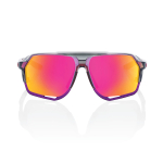 Спортивные очки с диоптриями 100% Norvik / Polished Translucent Grey / Purple Multilayer Mirror Lens