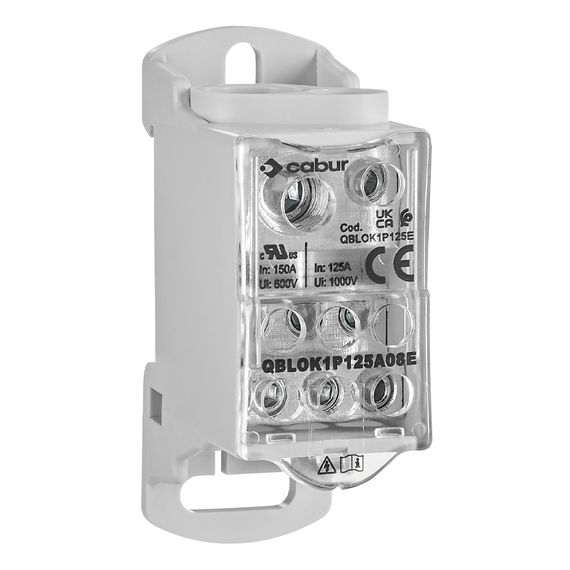 Клеммный (распределительный) блок 1-полюс 125A Schrack Technik IKBC1035--